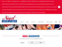 Tablet Screenshot of nageldiscounter.nl